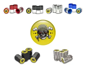 Tyre Valve Stem Caps for Bikes Stylish Look